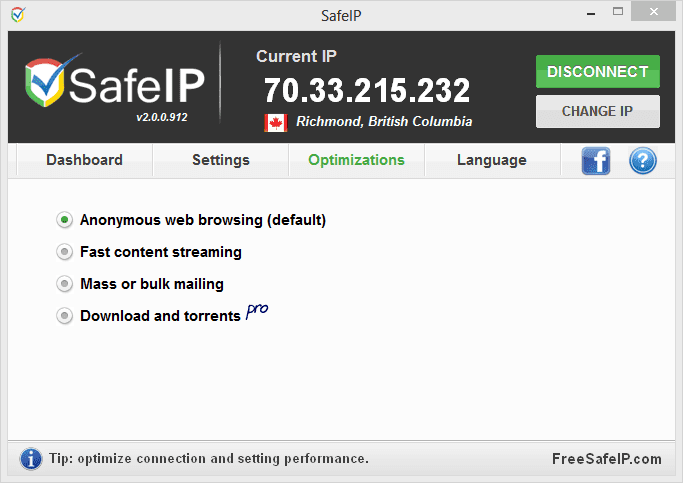 SafeIP Optimization - Anonymously Surf Internet to Protect Your Online Identity with SafeIP