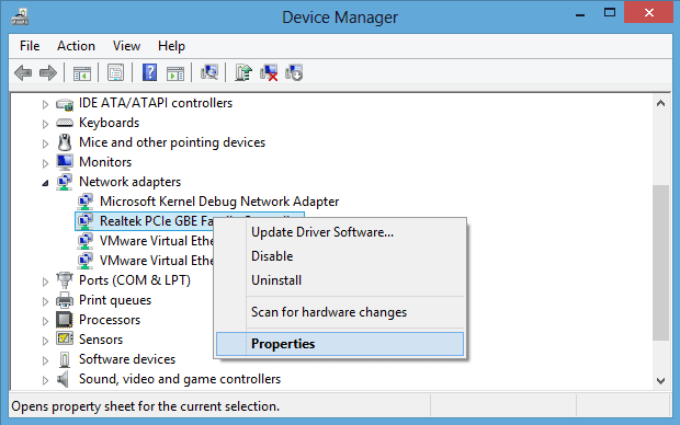 Device Manager device properties - Windows 8 Quick Tip: How To Check the Complete History of Troublesome Hardware