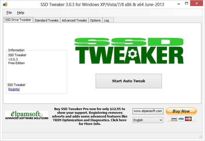 SSD Tweaker 3.0 - 10 Free Tools To Keep Your SSD in Good Shape in Windows