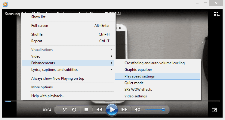How To Play and Save Video Clip in Slower or Faster Speed? 
