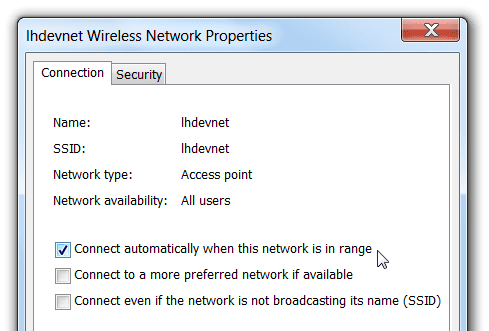 uncheck auto connect thumb - Why Windows 8 Wireless Keep Disconnecting - Top Five Troubleshooting Technique