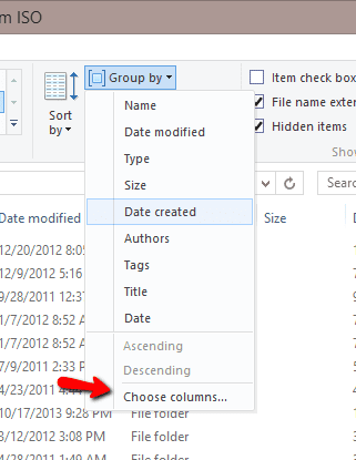 update group by thumb - How To Keep Folder Show Top Always Before Files When Sort By Date In Windows 8