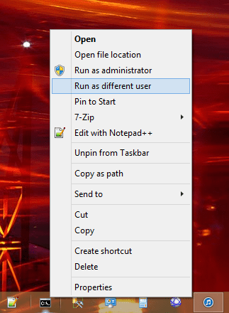 Launch File Explorer as different user in Windows 8.1 - Windows 8.1 Tip: How To Open File Explorer As Different User