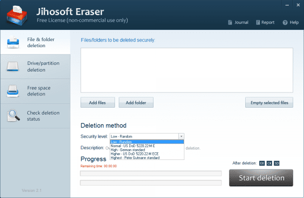 Jihosoft Eraser file and folder deletion 600x390 - Jihosoft Free Eraser to Wipe Your Sensitive Data Permanently