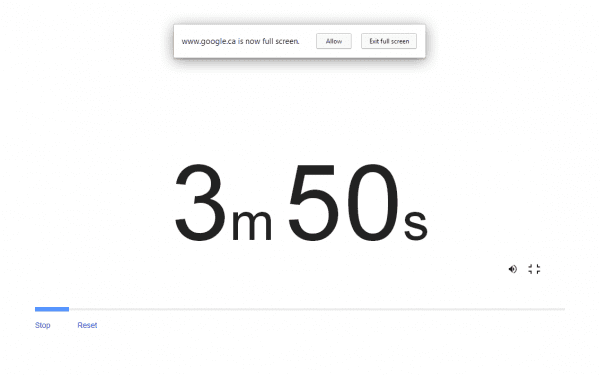 4 minute 5 seconds timer Google Search full screen 600x375 - Quick Search Tip: A Live Timer on Google