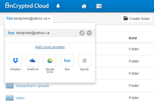 nCrypted Cloud Cloud Portal 600x410 - Encrypt Your Dropbox, Box, OneDrive Cloud Data with nCryptedCloud
