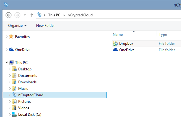 nCryptedCloud Folder Structure - Encrypt Your Dropbox, Box, OneDrive Cloud Data with nCryptedCloud