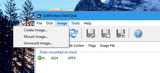 RAM Disk image - Speeding Up Your Windows with A RAM Disk