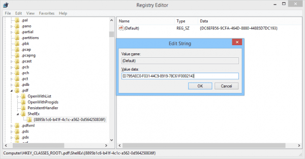 Registry Editor 2014 09 10 15 23 54 600x313 - How To Switch PDF Preview Handler When One Stopped Working