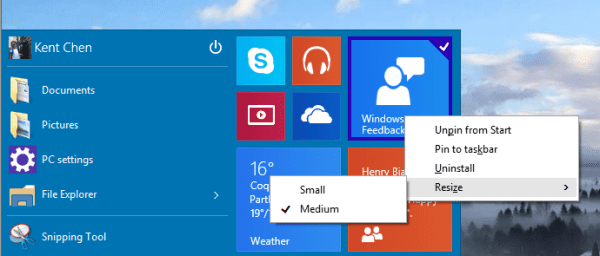 Windows 10 Start Menu Tiles 600x256 - Windows 10: How To Use and Customize The New Start Menu