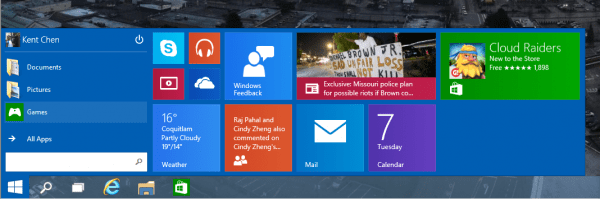 Windows 10 Start Menu resized 600x199 - Windows 10: How To Use and Customize The New Start Menu