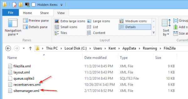 2014 11 02 21 00 01 FileZilla 600x318 - How To Retrieve Saved Passwords in Filezilla on Windows