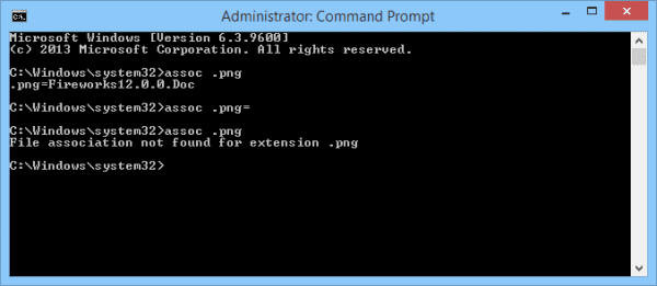 Associate File Type command line 600x261 - 3 Ways to Associate A File Type with A Specific Program in Windows
