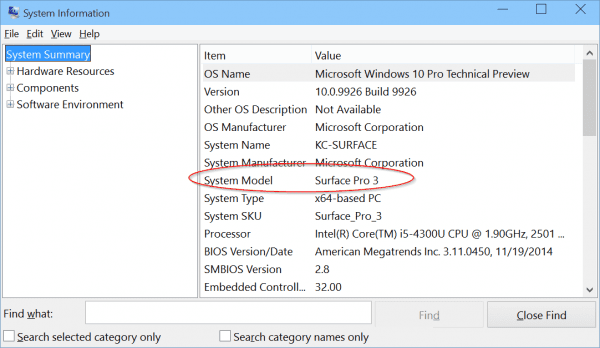 System Information 2015 01 28 09 52 30 600x348 - Finding The Serial Number and Model of Your Windows Computer