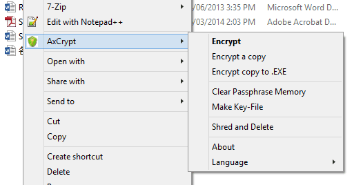 AxCrypt - Free Encryption Tools Alternative to TrueCrypt for Windows 7 and 8.1