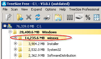 WinSxS size on Windows 2008 R2 - How To Clean Up WinSxS Folder on Windows 2008 R2 to Gain More Disk Space