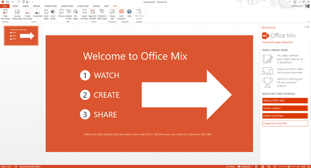 2015 04 25 1431 001 thumb - Super Charge Your PowerPoint with Office Mix&ndash;How To Guide