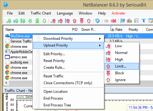 2015 05 07 23 54 37 NetBalancer 8.6.3 by SeriousBit - What To Do When Windows Update Uses All Your Internet Bandwidth?