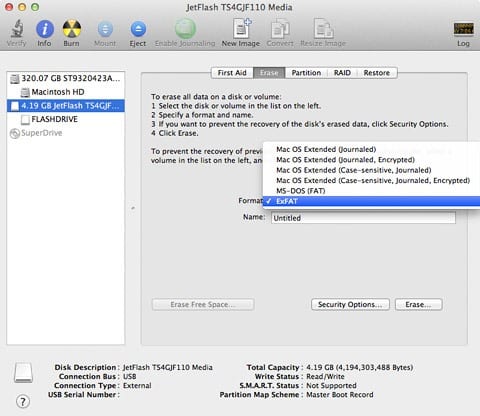 Mac exFAT File Format thumb - Why You Should Always Format Your USB Stick File System to exFAT