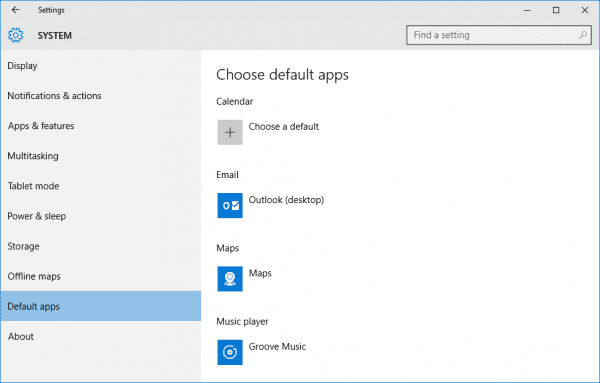 set default apps 600x383 - 10 Things You Should Do Right After Installing Windows 10