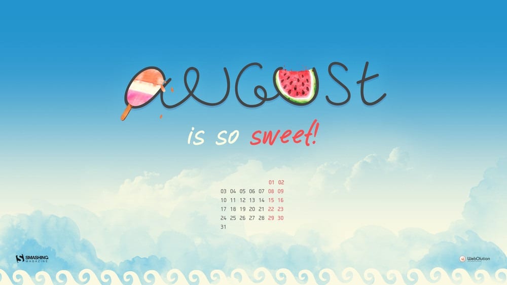 Download Smashing Magazine Desktop Wallpaper Calendar August 2015 Windows  7/8/10 Theme 
