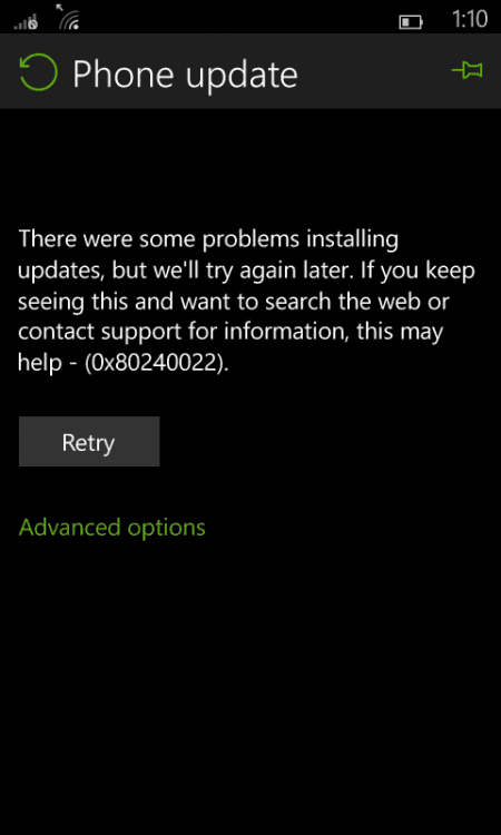 wp ss 20150929 0001 450x750 - Fix Windows 10 Mobile Update Error 0x80240022