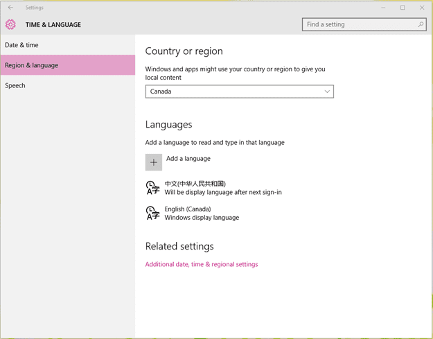 Capture thumb - How To Change Windows 10 Display Language To None English