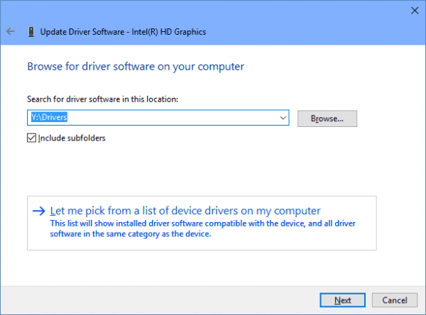 Update Driver Software IntelR HD Graphics 2015 10 09 11 49 12 600x444 - How To Export and Back Up Your Windows Drivers For Future Use