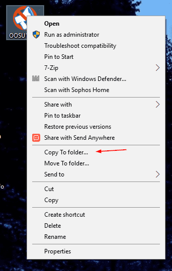 Right Click Context Menu with Copy To and Move To - How To Add the Missing Open With Option Back to Context Menu in Windows