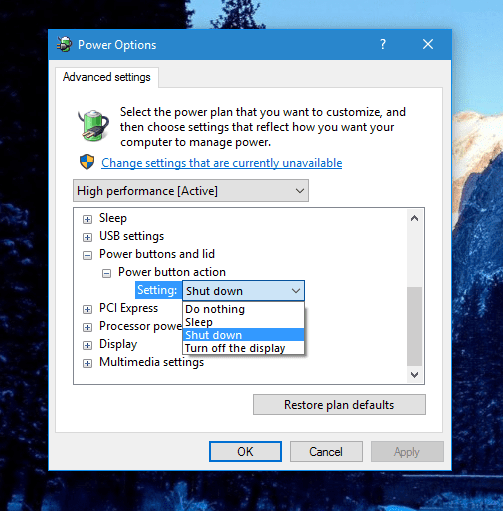 Windows 10 Configure Power button - How Many Ways to Shutdown or Restart Your Computer in Windows 10