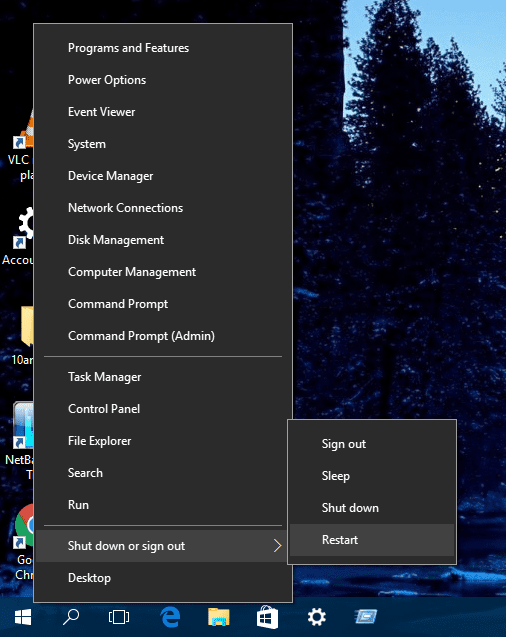 Windows 10 Win X Shutdown - How Many Ways to Shutdown or Restart Your Computer in Windows 10