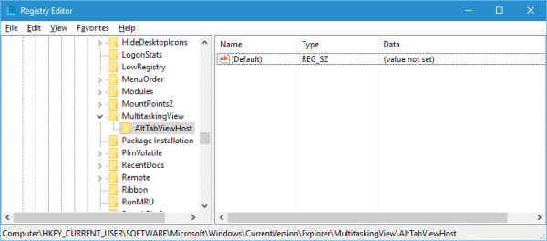 Registry MultitaskingView1 600x264 - A Few Tweaks To Alt + Tab App Switch Dialog Box in Windows 10