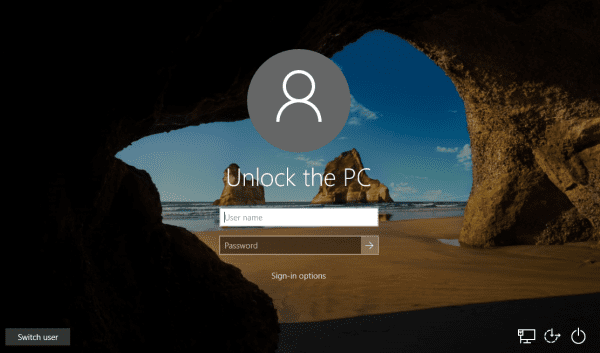 Windows 10 Lock Screen No Last Username 600x353 - How To Deal With the Privacy Settings on Windows 10 Login Screen