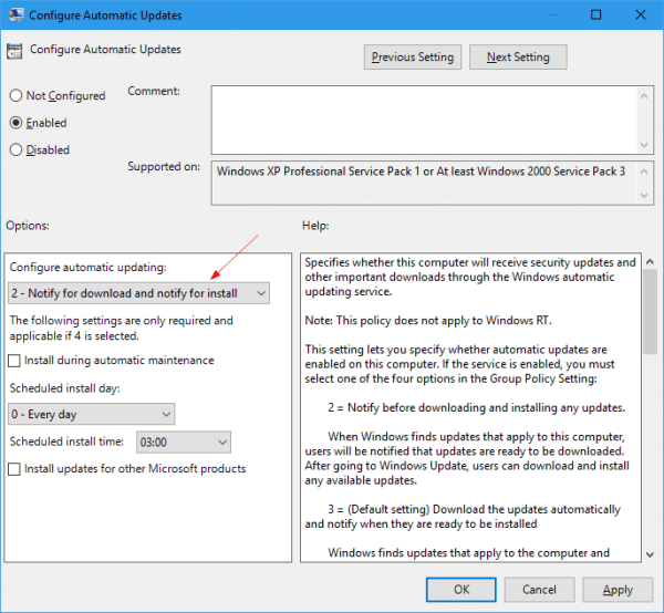 Configure Automatic Updates 600x554 - What To Do When Windows Update Uses All Your Internet Bandwidth?