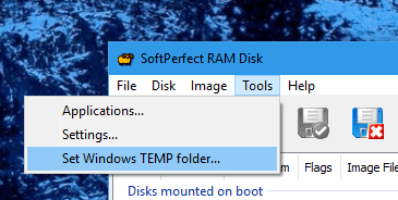 RAM Disk Tools temp folder - The Best Way to Automatically Clean Up the Temp Directory on Windows 10