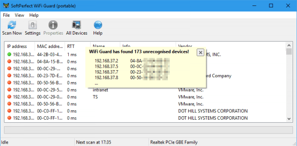 SoftPerfect WiFi Guard with notification 600x295 - Scan Your WiFi Network to Find Out Who's Connected