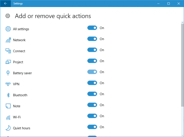 Windows 10 Settings System Notification Quick Action 600x447 - Windows 10 Tip: How To Add/Remove and Arrange Quick Action Icons in Action Center