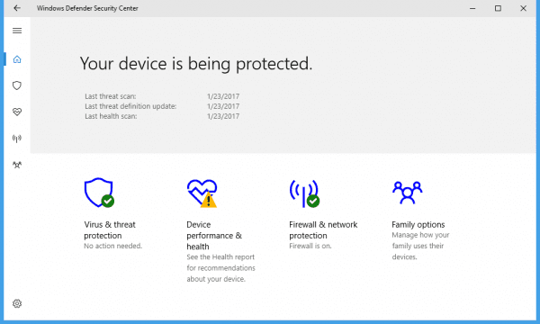 Windows Defender Security Center 600x360 - Windows 10 Tip: What is Windows Defender Security Center