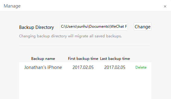 2017 02 05 2105 - How To Back Up and Free up WeChat Data To Your Computer