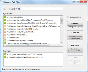 Three Alternative Windows Environment PATH Editor - NEXTOFWINDOWS.COM