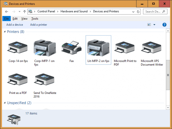 Devices and Printers 600x452 - Windows 10 Tip: How To Enable or Disable Let Windows Manage My Default Printer