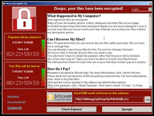 WannaCrypt 600x451 - What Windows Patches Needed to Prevent WannaCry Ransomware