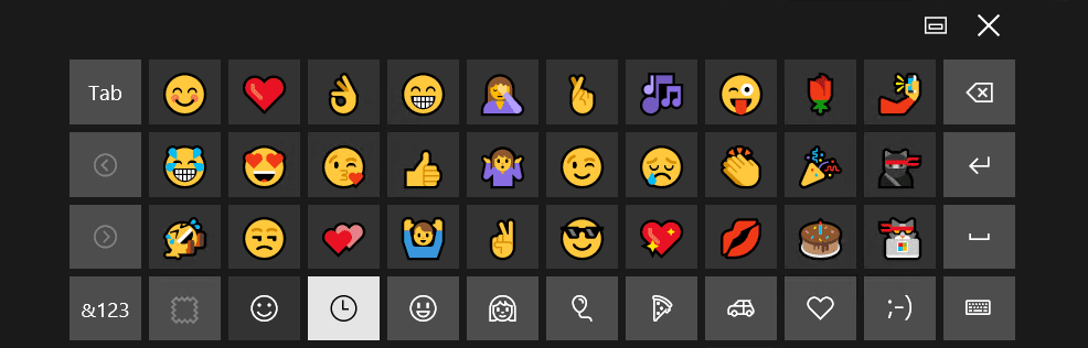 Windows 10 Emoji 2 from Touch Keyboard - How To Use Emoji Natively on Windows 10