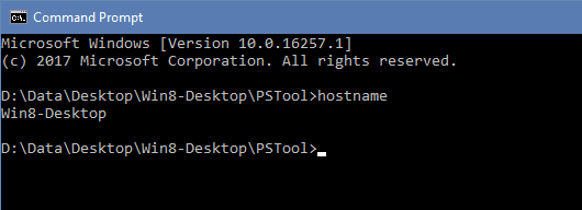 Command Prompt hostname - Windows 10 Tip: 8 Command Lines to Find Your Computer Name