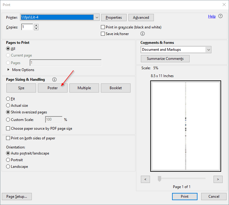 Adobe PDF How Large Posters Across Multiple Pages - NEXTOFWINDOWS.COM
