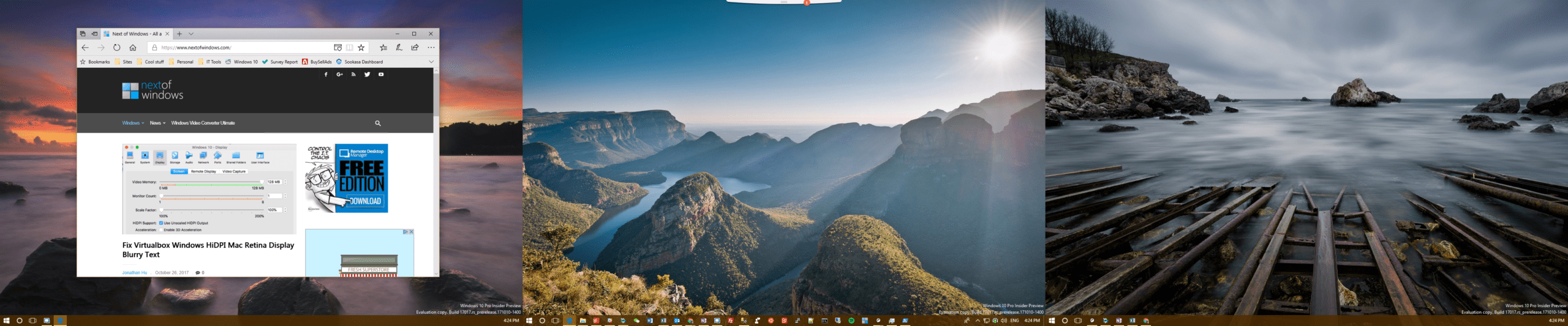 Screenshot 1 - Windows 10 Tip: How To Quickly Move One Window from One Screen to Another