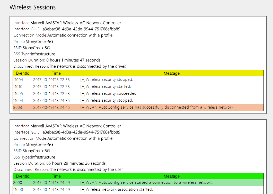 wlan report 2017 10 22 18 53 53 - How To Generate A WiFi History Report in Windows 10