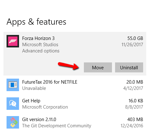 2017 11 26 1530 - How To Move Microsoft Store Games To A Different Partition