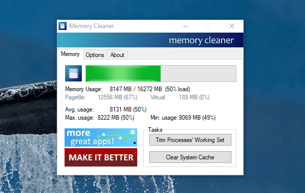 Memory Cleaner - Memory Cleaner for Windows