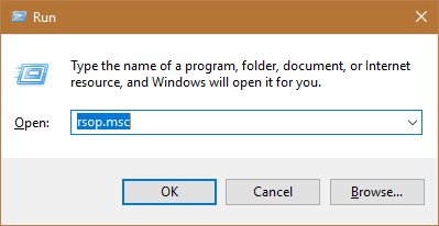 Run rsop - How To See All the Group Policies Applied to My Account and Windows PC